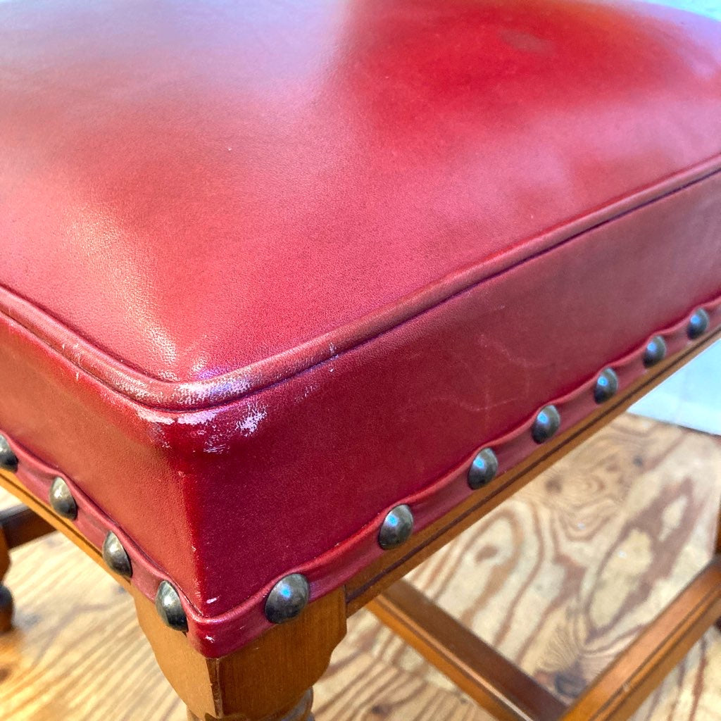 横浜ダニエル ミッシェルサイドチェア ダイニングチェア 本革 A-504 中古