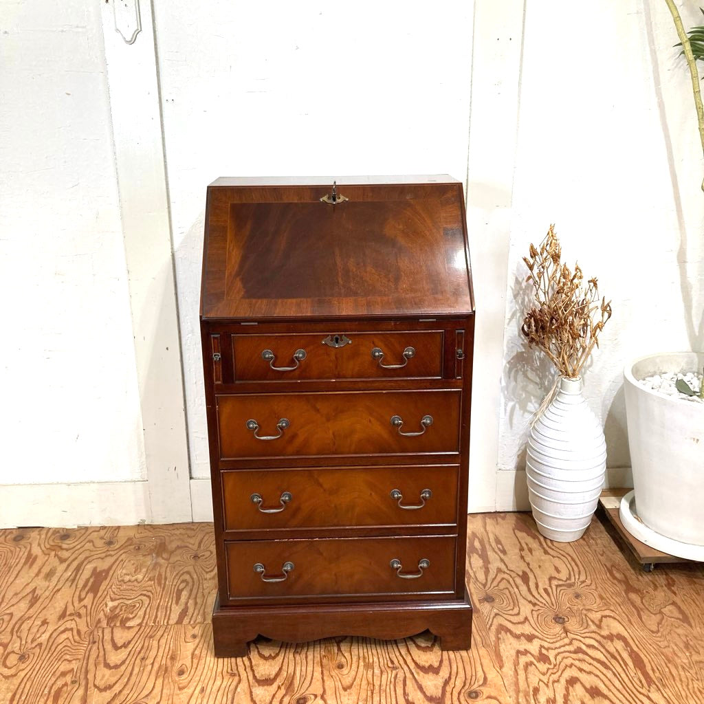 ライティングチェスト デスク 収納  英国アンティーク