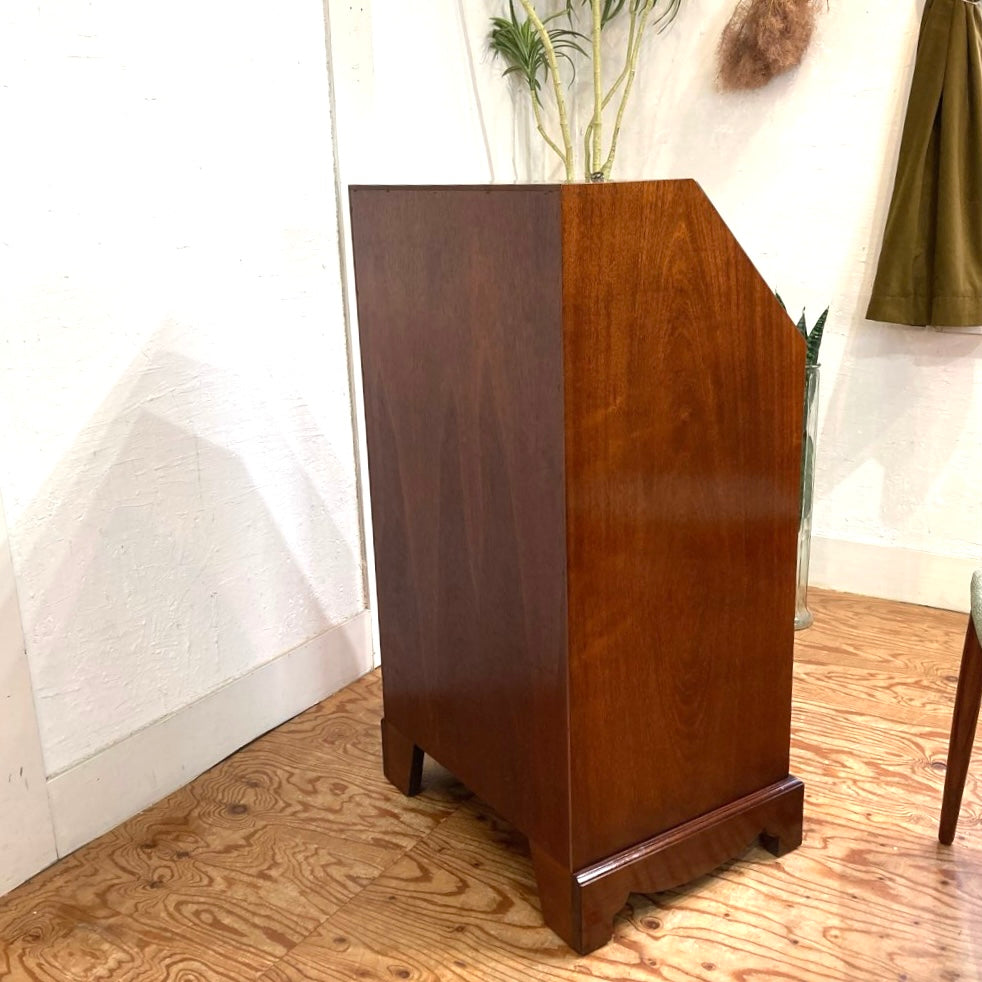 ライティングチェスト デスク 収納  英国アンティーク