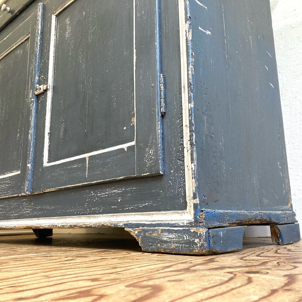 大きなペイントバッフェ シャビー 英国 アンティーク