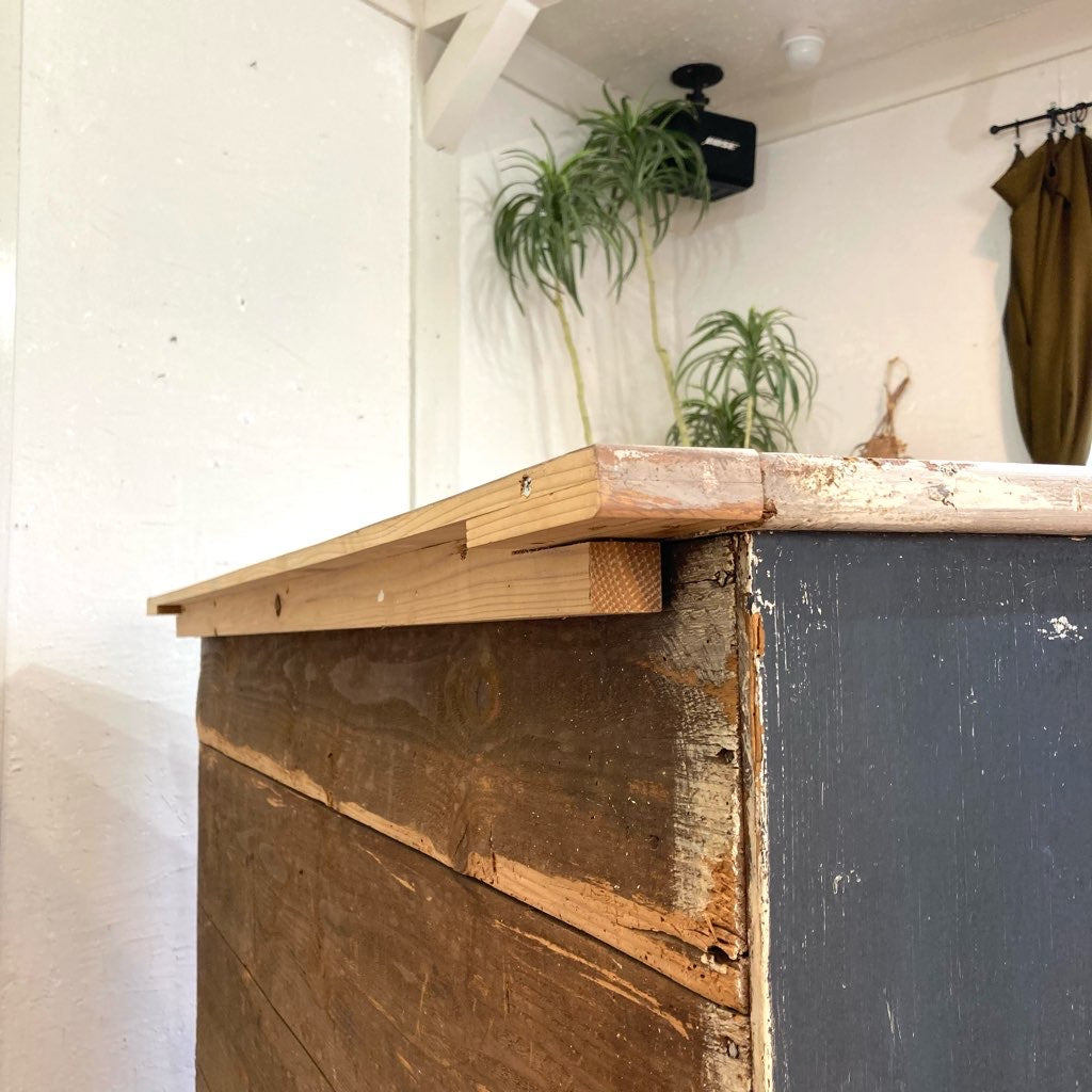 大きなペイントバッフェ シャビー 英国 アンティーク