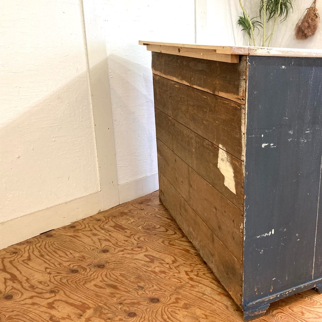 大きなペイントバッフェ シャビー 英国 アンティーク