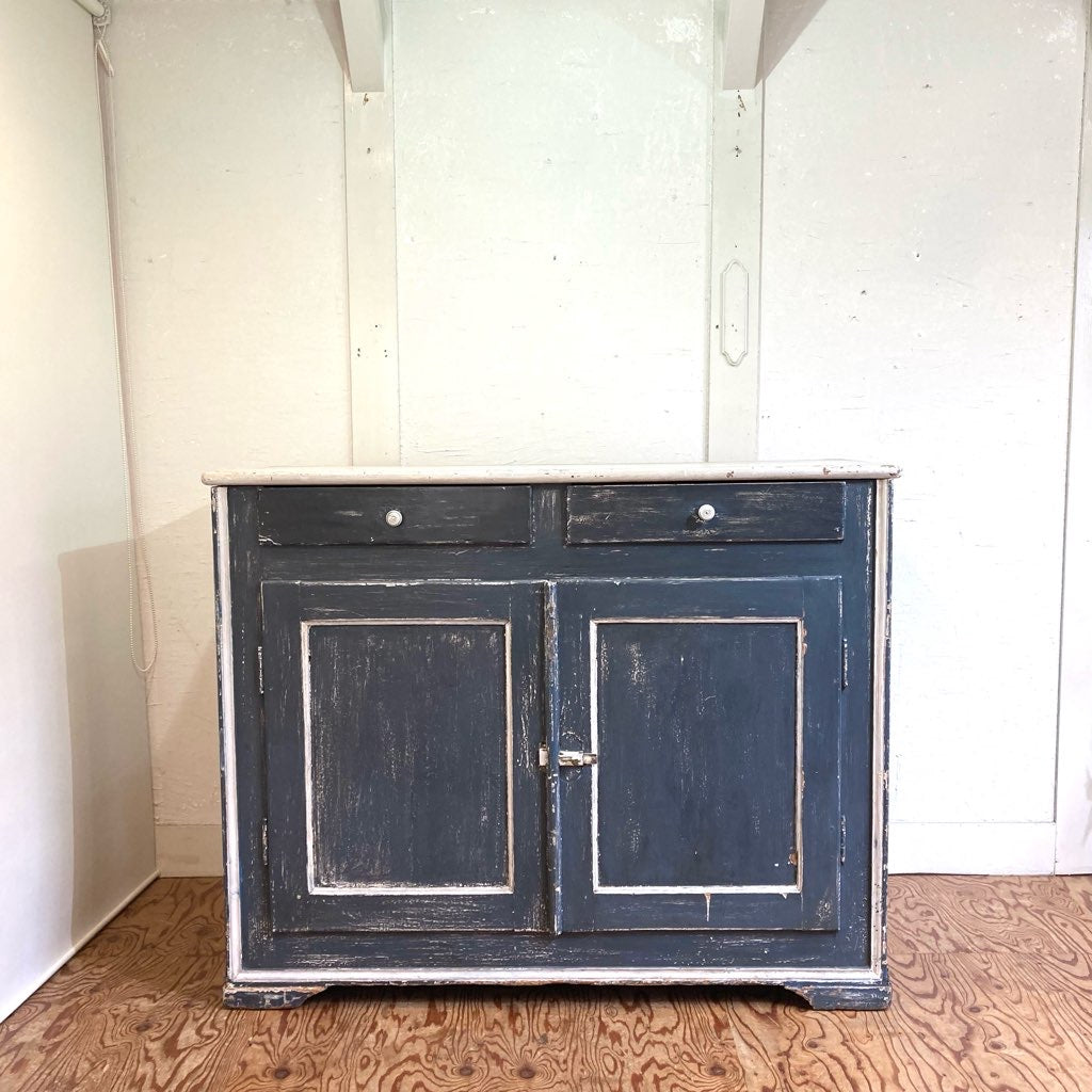 大きなペイントバッフェ シャビー 英国 アンティーク