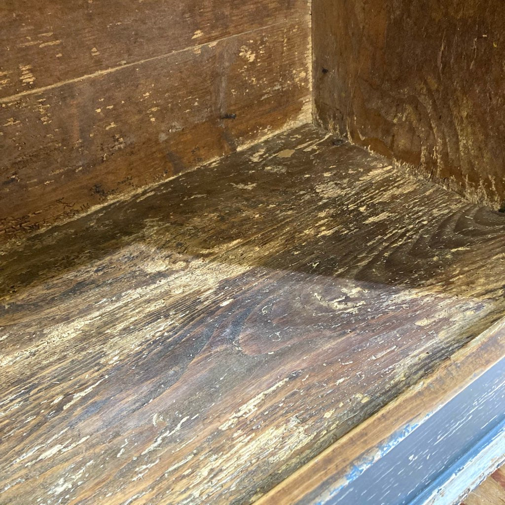 大きなペイントバッフェ シャビー 英国 アンティーク