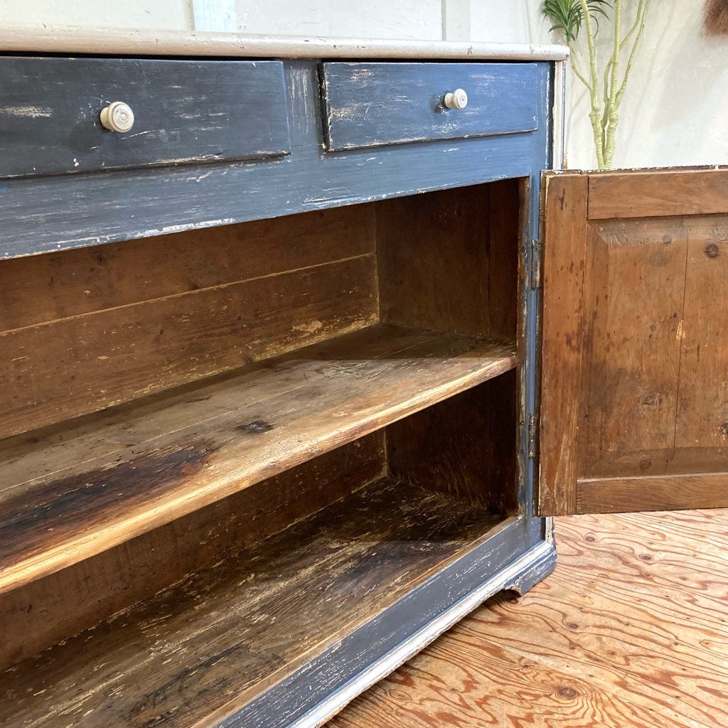 大きなペイントバッフェ シャビー 英国 アンティーク