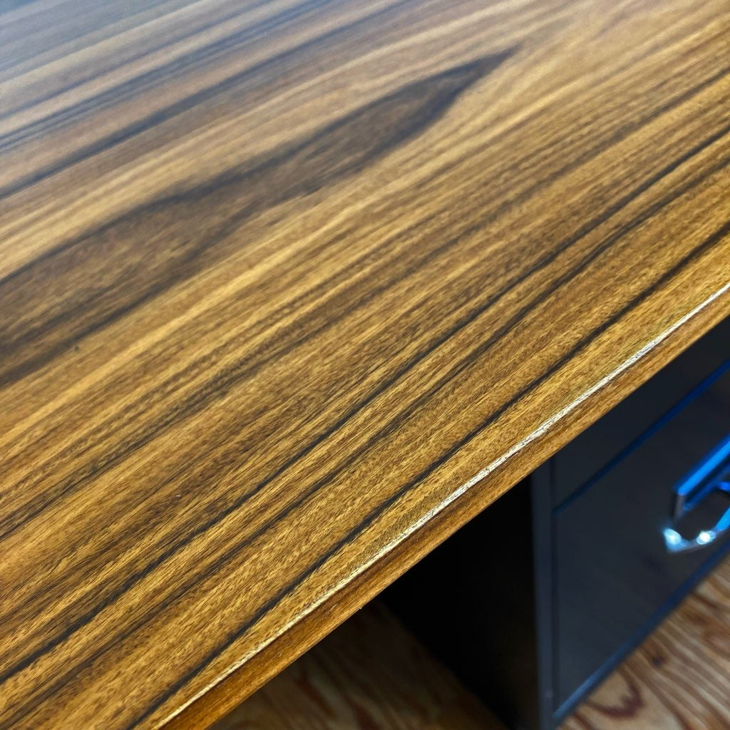 ビスレー / BISLEY 両袖デスク キャビネット 4段& 2段&木天板3点 デスクセット イギリス 中古