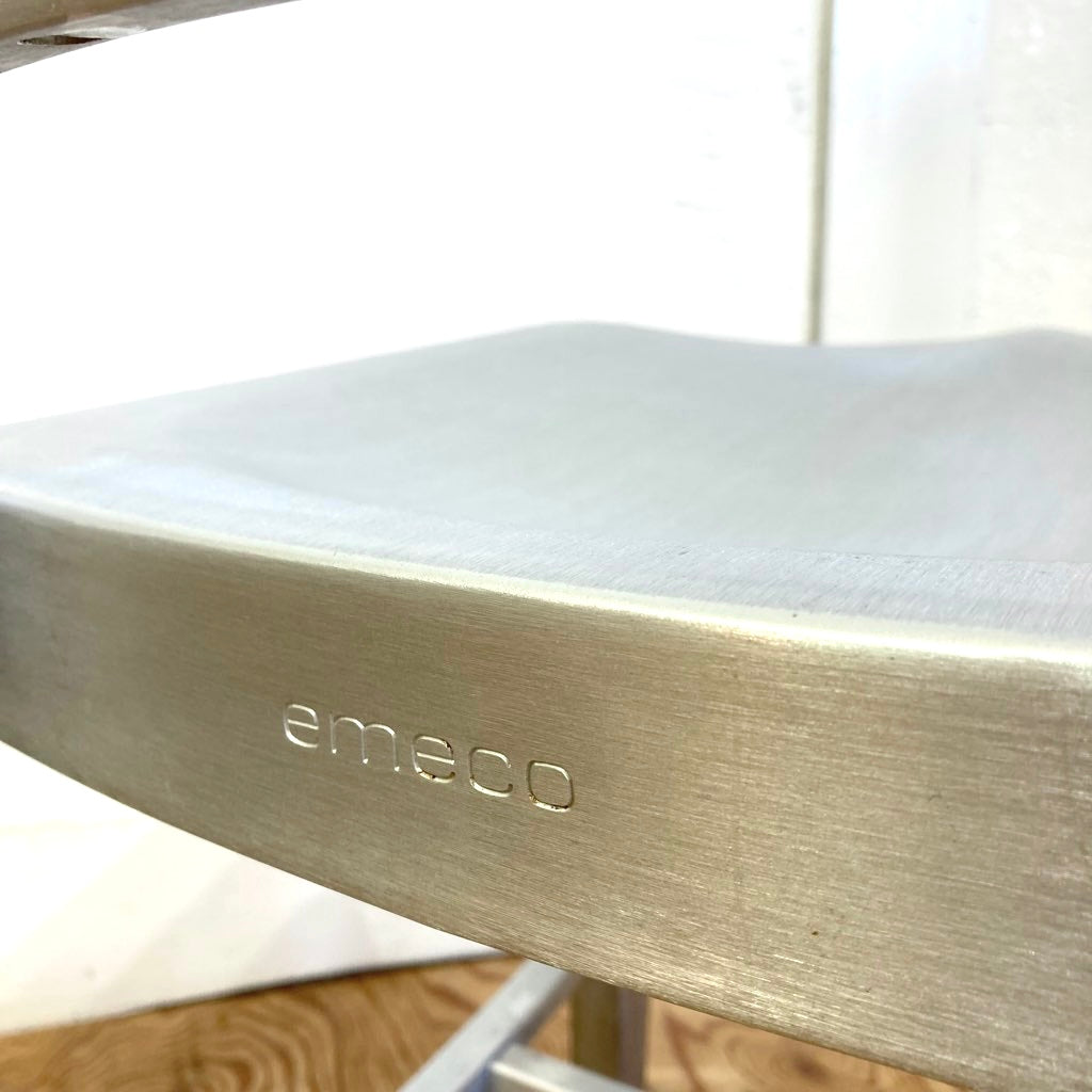エメコ / EMECO 1006ネイビーチェア / 1006NAVY CHAIR シルバーチェア  中古