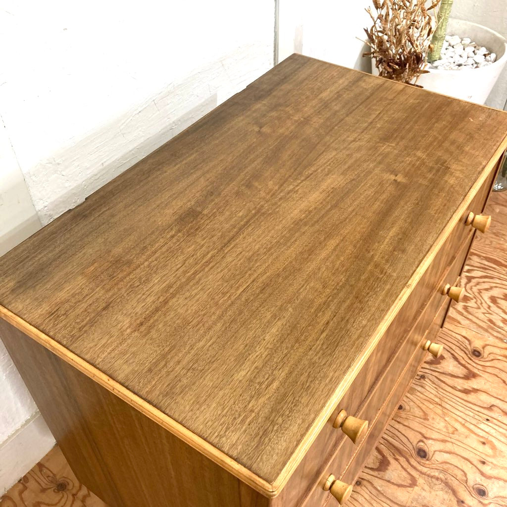 英国製チェスト 3段 タンス 木製 収納家具 ヴィンテージ