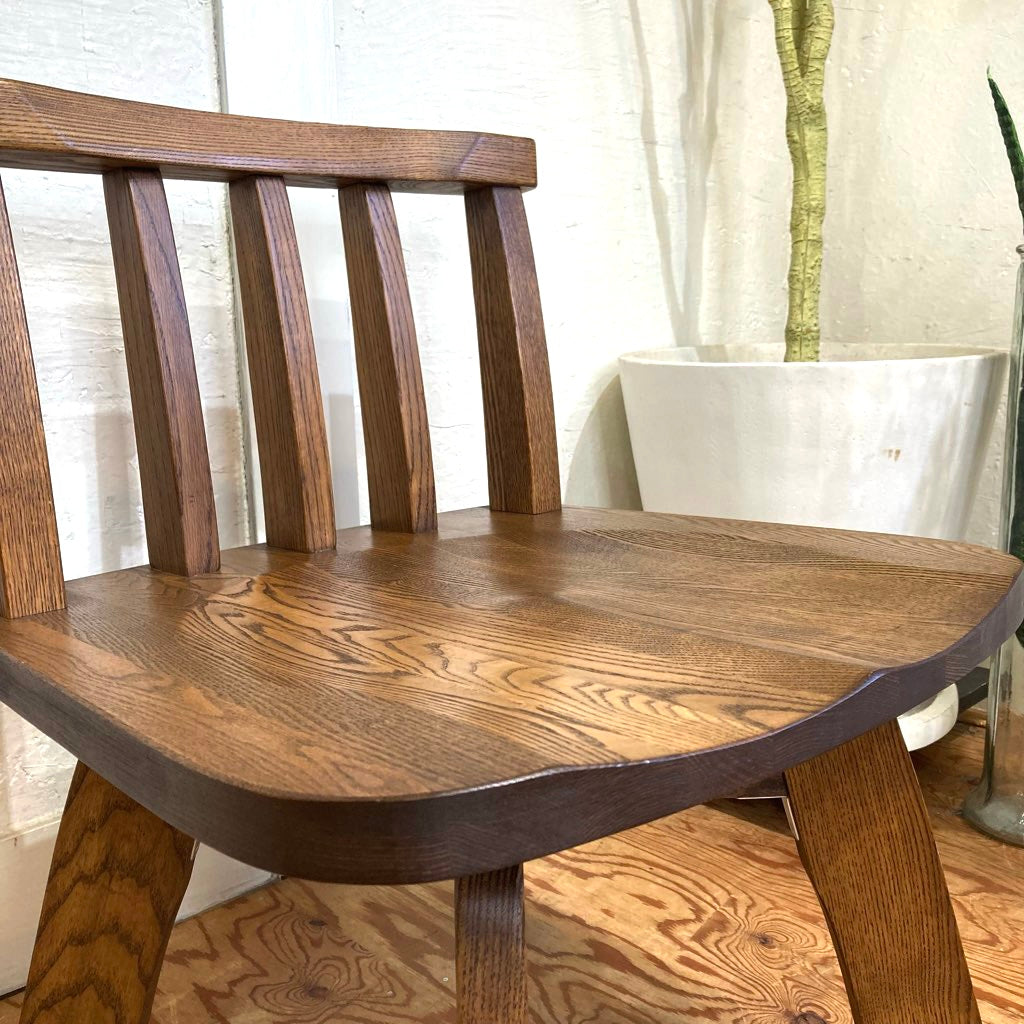 セン無垢材 回転式 ダイニングチェア 中古