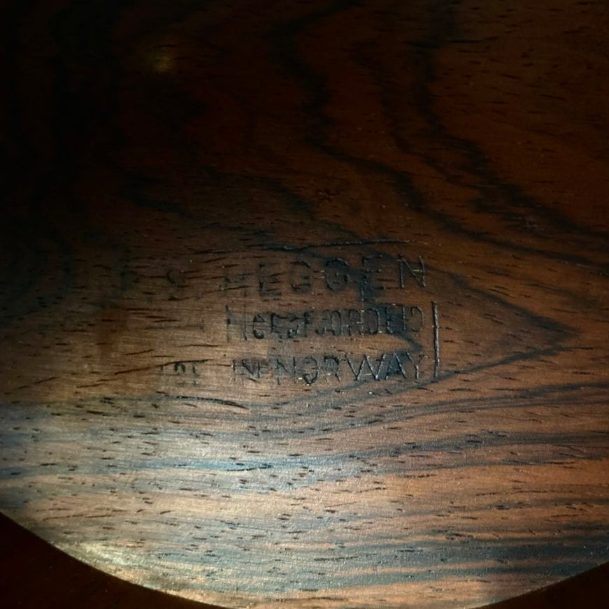ピー・エス・ヘッゲン / P.S.Heggen ウェストペッパーバスケット オーバルバスケット ローズウッド 北欧 ノルウェー ヴィンテージ