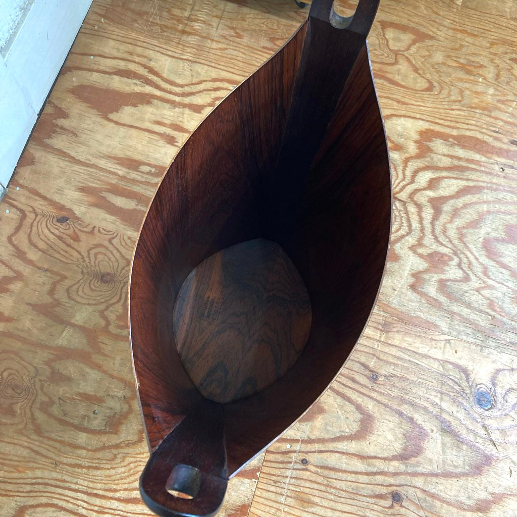 ピー・エス・ヘッゲン / P.S.Heggen ウェストペッパーバスケット オーバルバスケット ローズウッド 北欧 ノルウェー ヴィンテージ