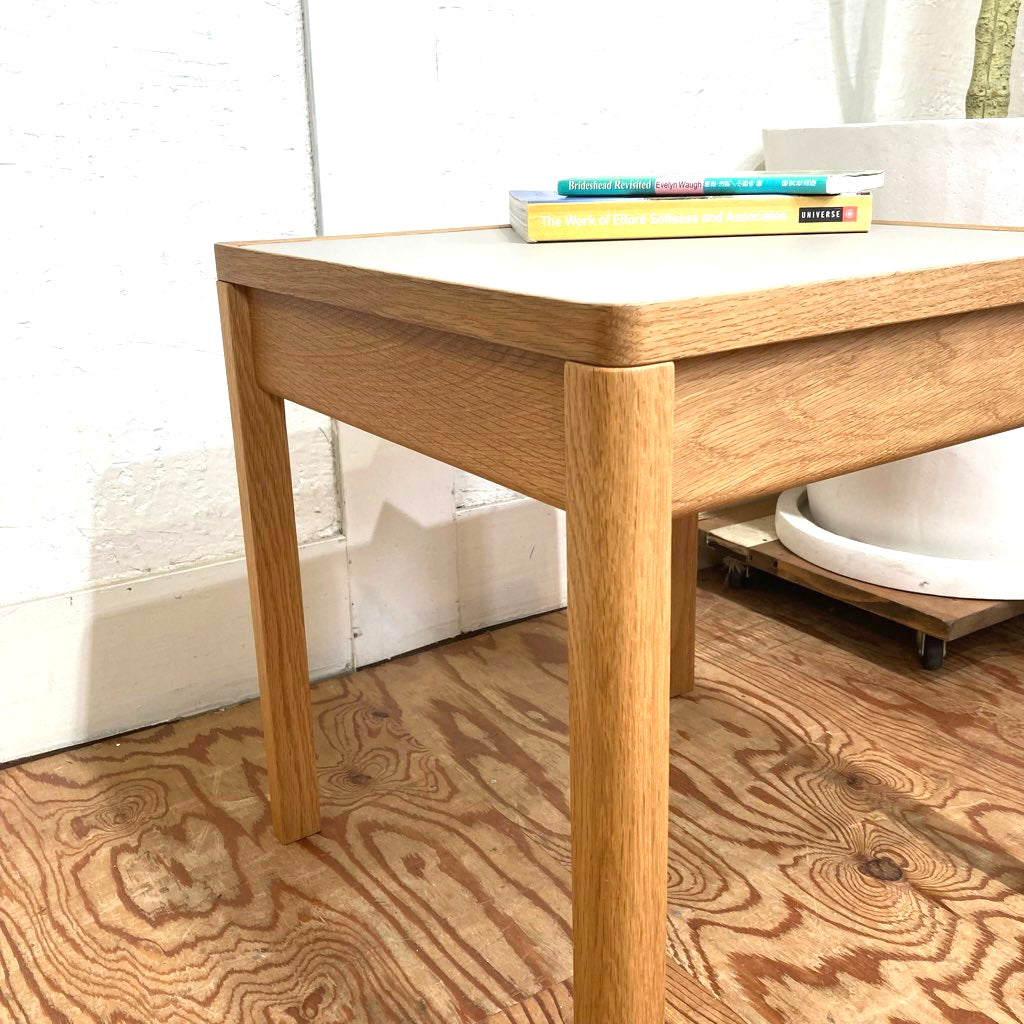 立野木材工芸 / Tateno.Wood.Art はたらくサイドテーブル シングル オーク材 中古