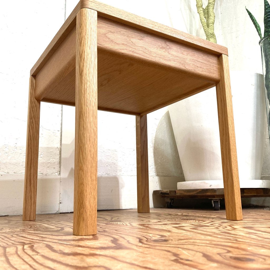 立野木材工芸 / Tateno.Wood.Art はたらくサイドテーブル シングル オーク材 中古