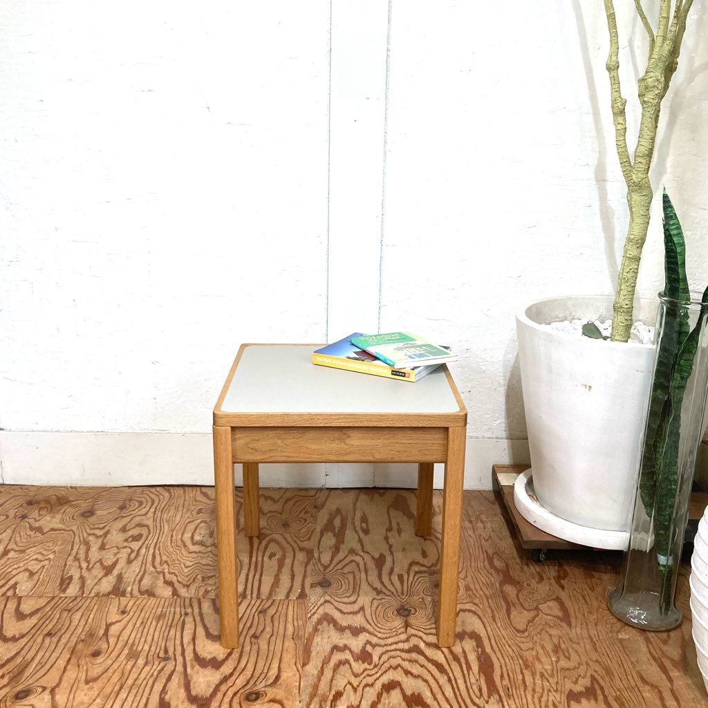立野木材工芸 / Tateno.Wood.Art はたらくサイドテーブル シングル オーク材 中古