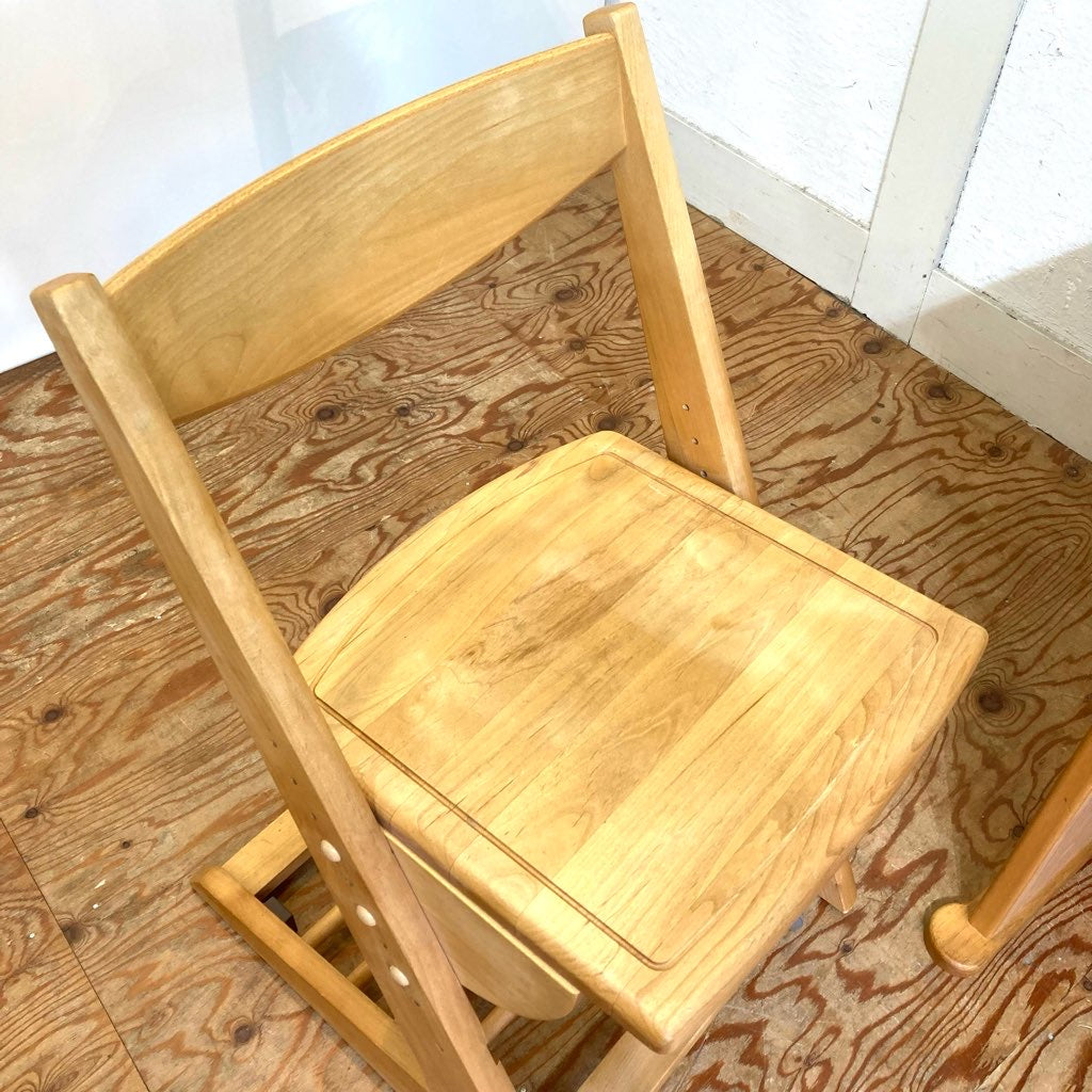 堀田木工 hotta woody ダック / DUCK デスク ワゴン チェア 3点セット 勉強机 中古