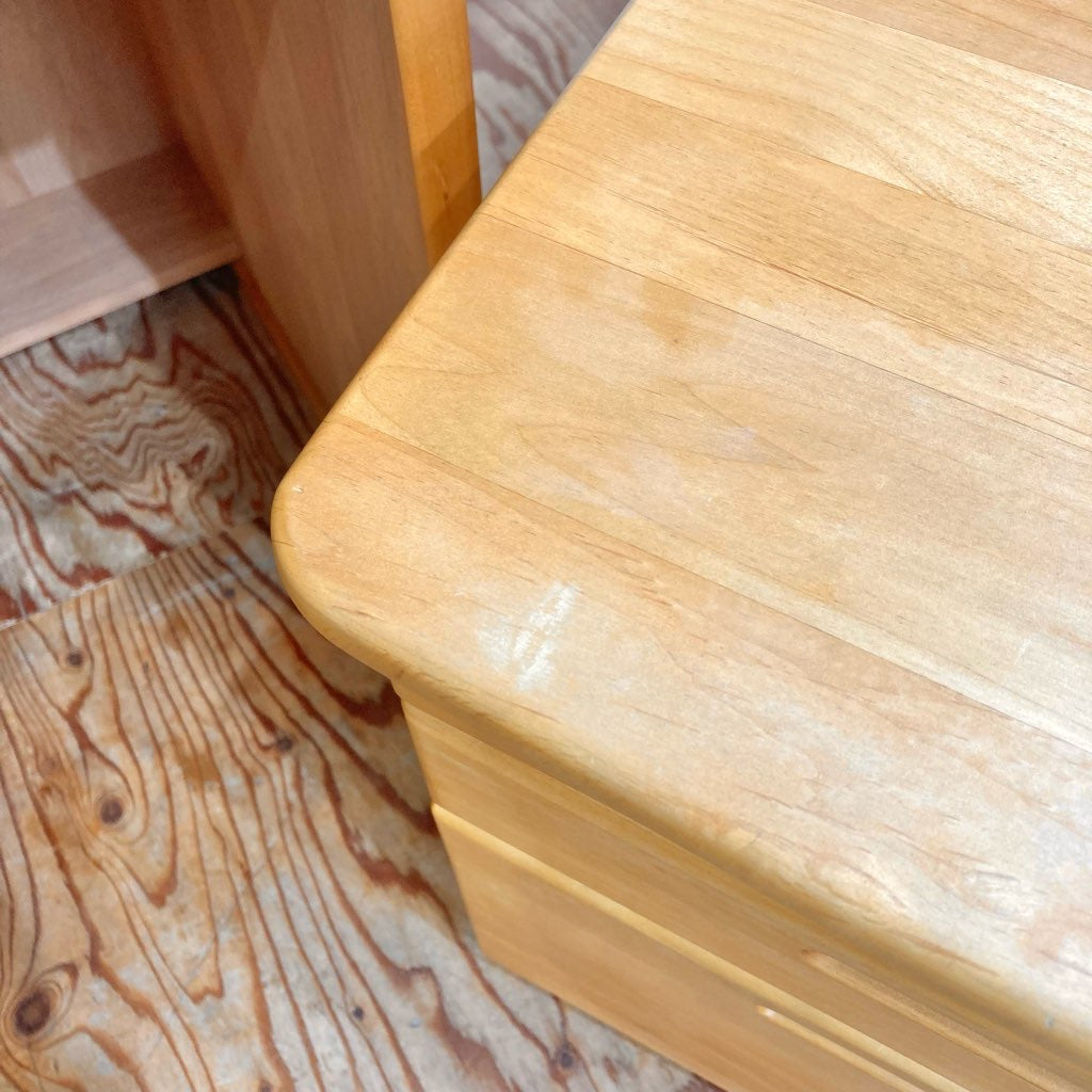 堀田木工 hotta woody ダック / DUCK デスク ワゴン チェア 3点セット 勉強机 中古