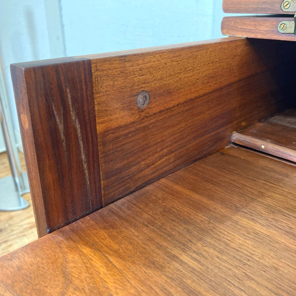 ライティングデスク 小ぶりな書斎デスク 引出し付き ヴィンテージ