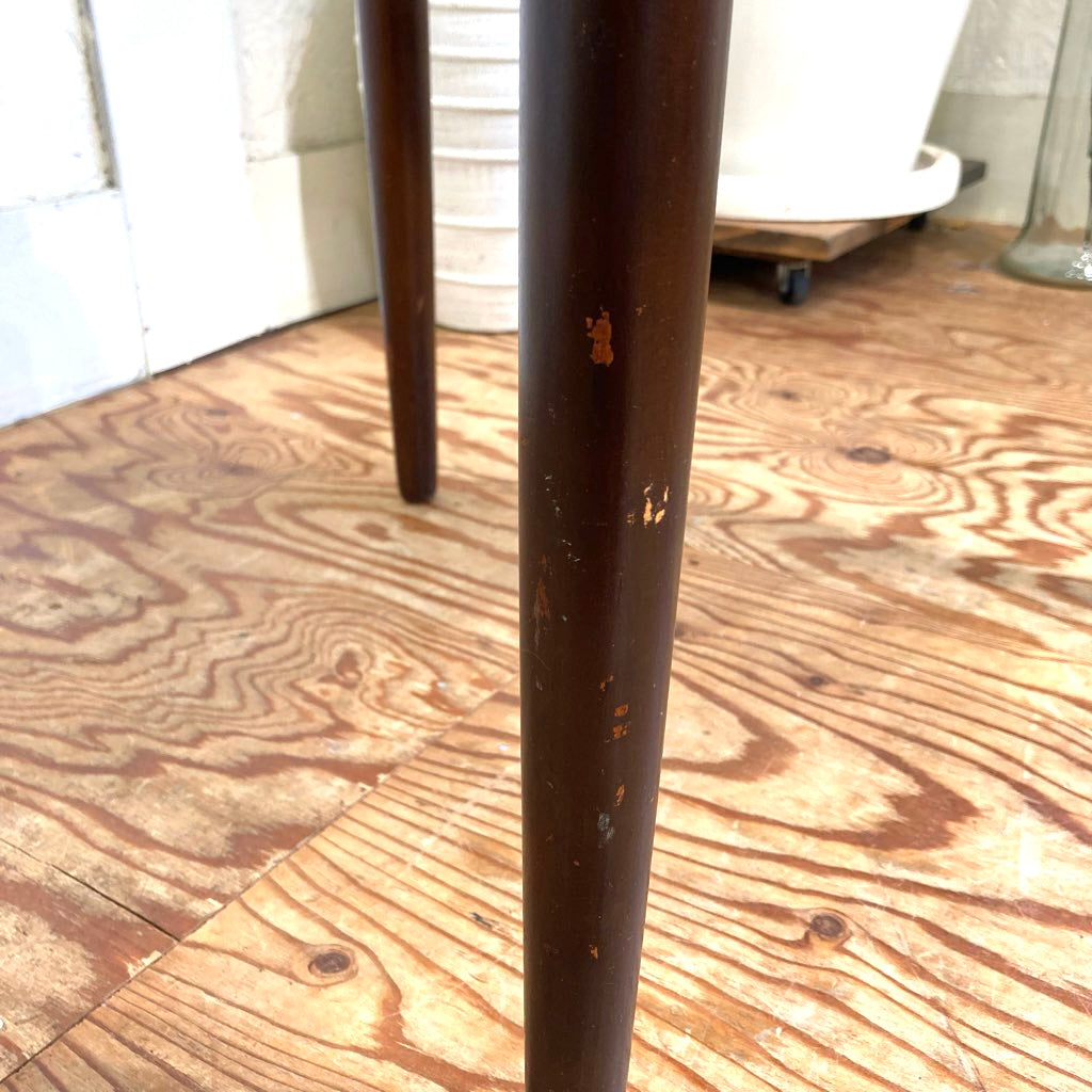 鳥取家具工業 トライアングル スツール ビニールレザー 三角 ヴィテージ