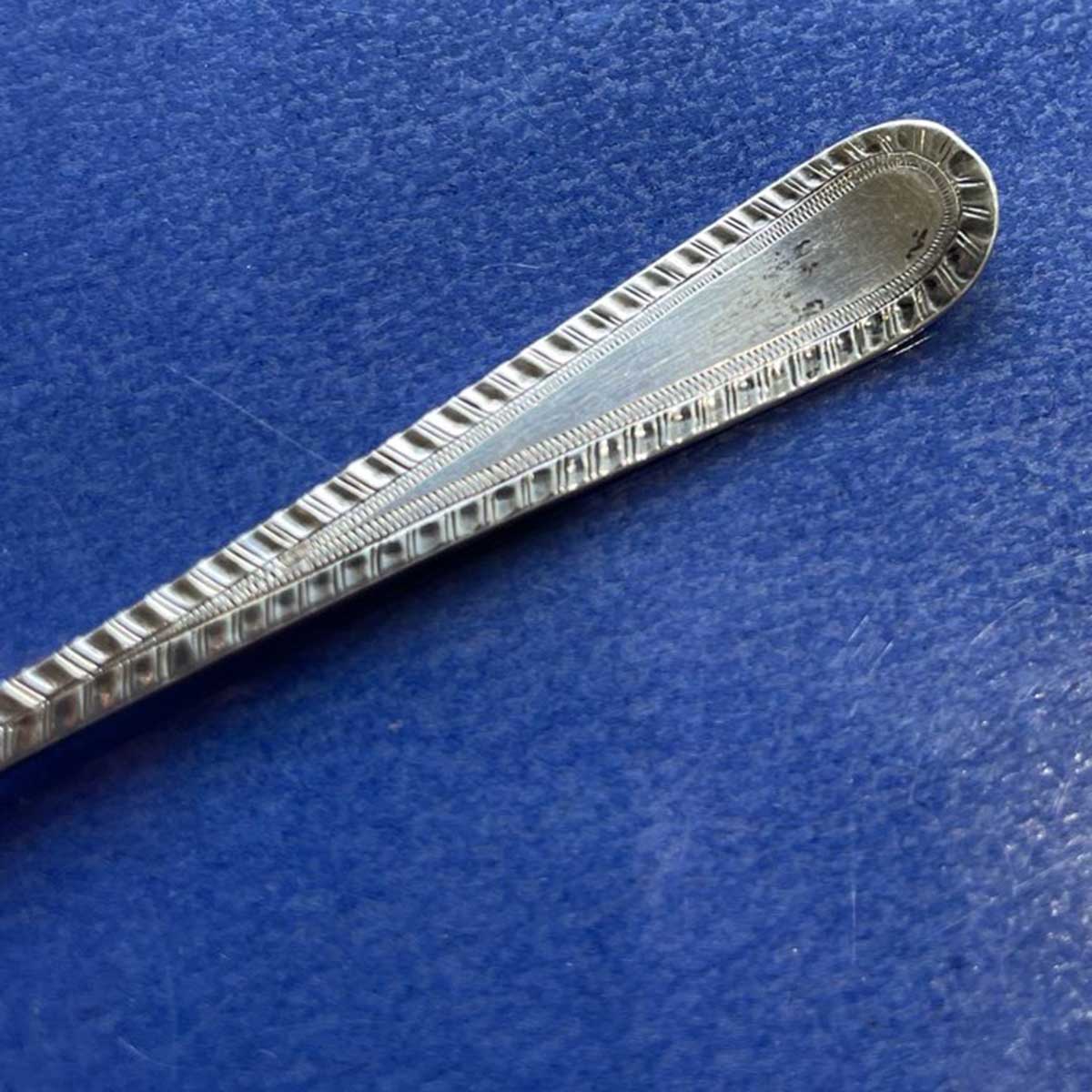 英国アンティーク シルバーティースプーン 6本セット スターリングシルバー 銀食器 純銀製