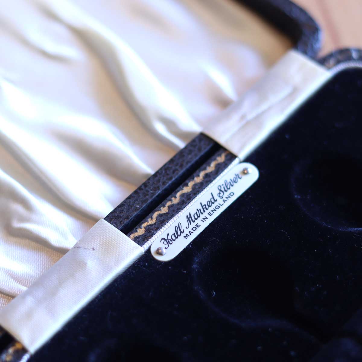 英国アンティーク シルバーティースプーン 6本セット スターリングシルバー 銀食器 純銀製