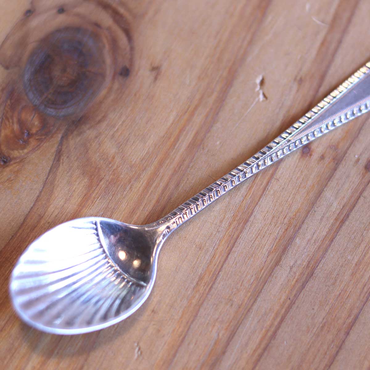 英国アンティーク シルバーティースプーン 6本セット スターリングシルバー 銀食器 純銀製