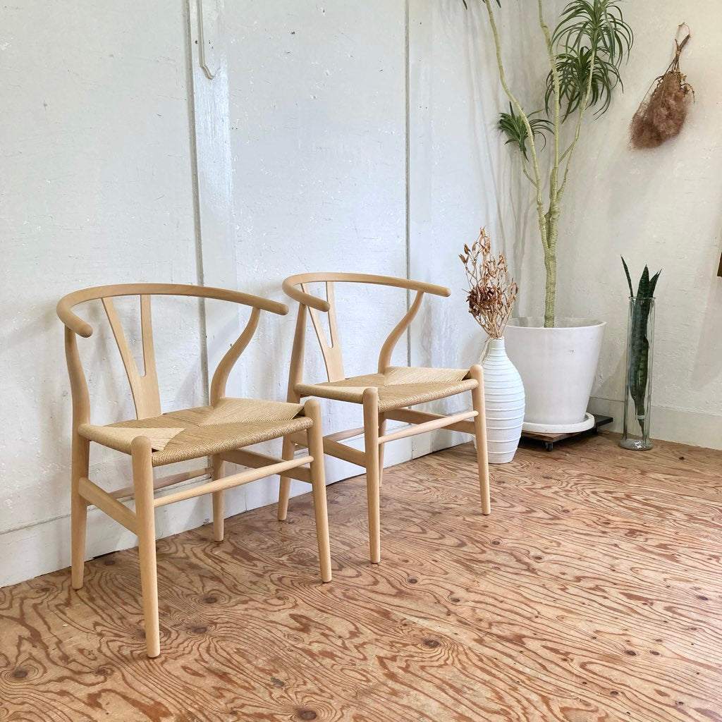カールハンセン&サン / Carl Hansen & Søn  Yチェア CH24 ビーチ ソープフィニッシュ 【2】ハンスJ.ウェグナー 中古