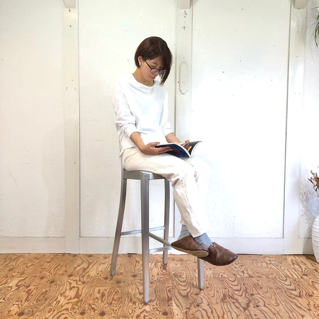 エメコ / EMECO ネイビー バースツール / NAVY BARSTOOL  エメコチェア ハイスツール 中古