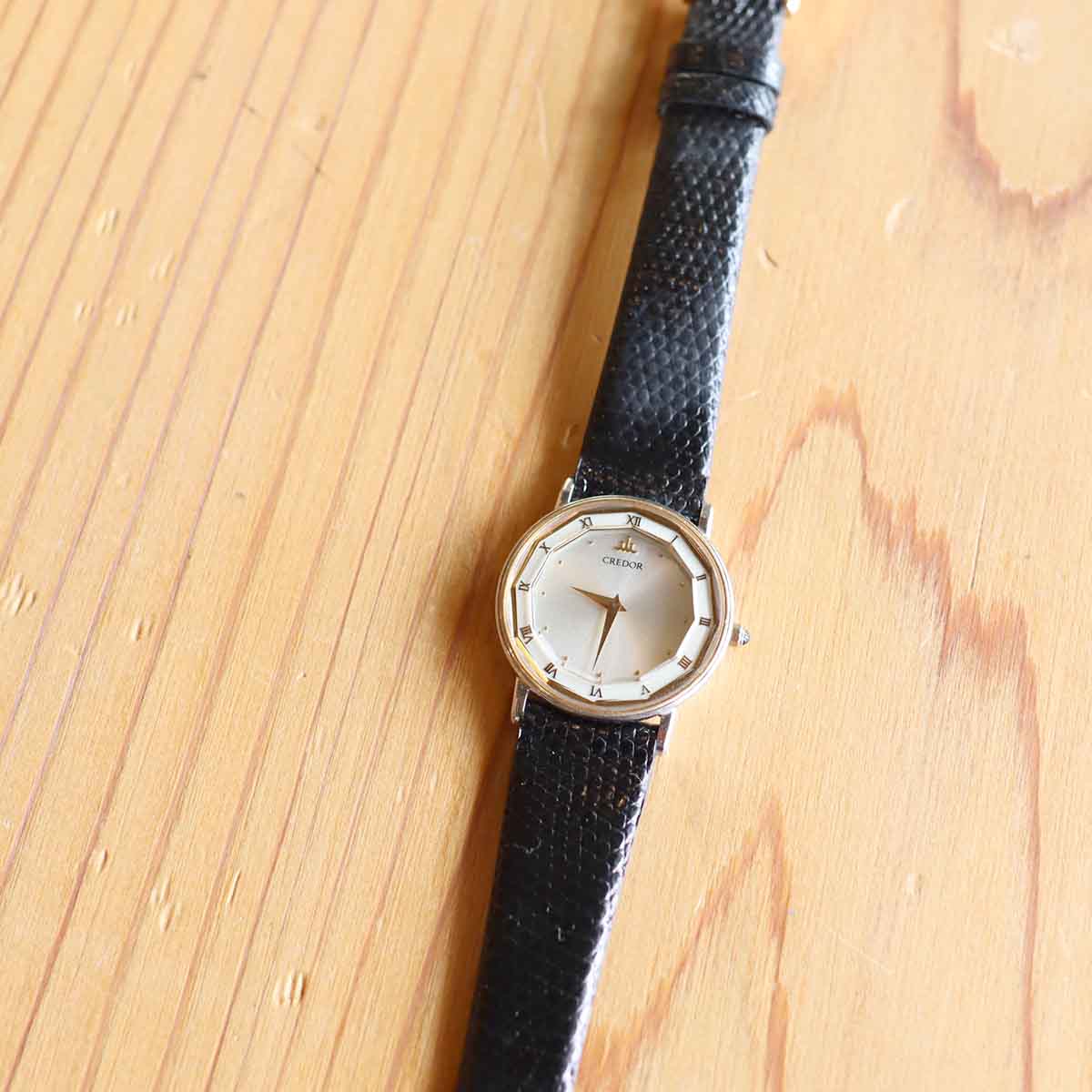 セイコー / SEIKO クレドール / CREDOR ホワイトローマン 【3】 レディース アンティーク腕時計 中古