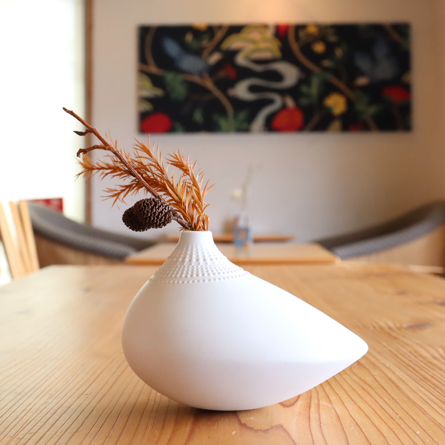 ローゼンタール/Rosenthal ポロ/POLLO white フラワーベース  一輪挿し 中古