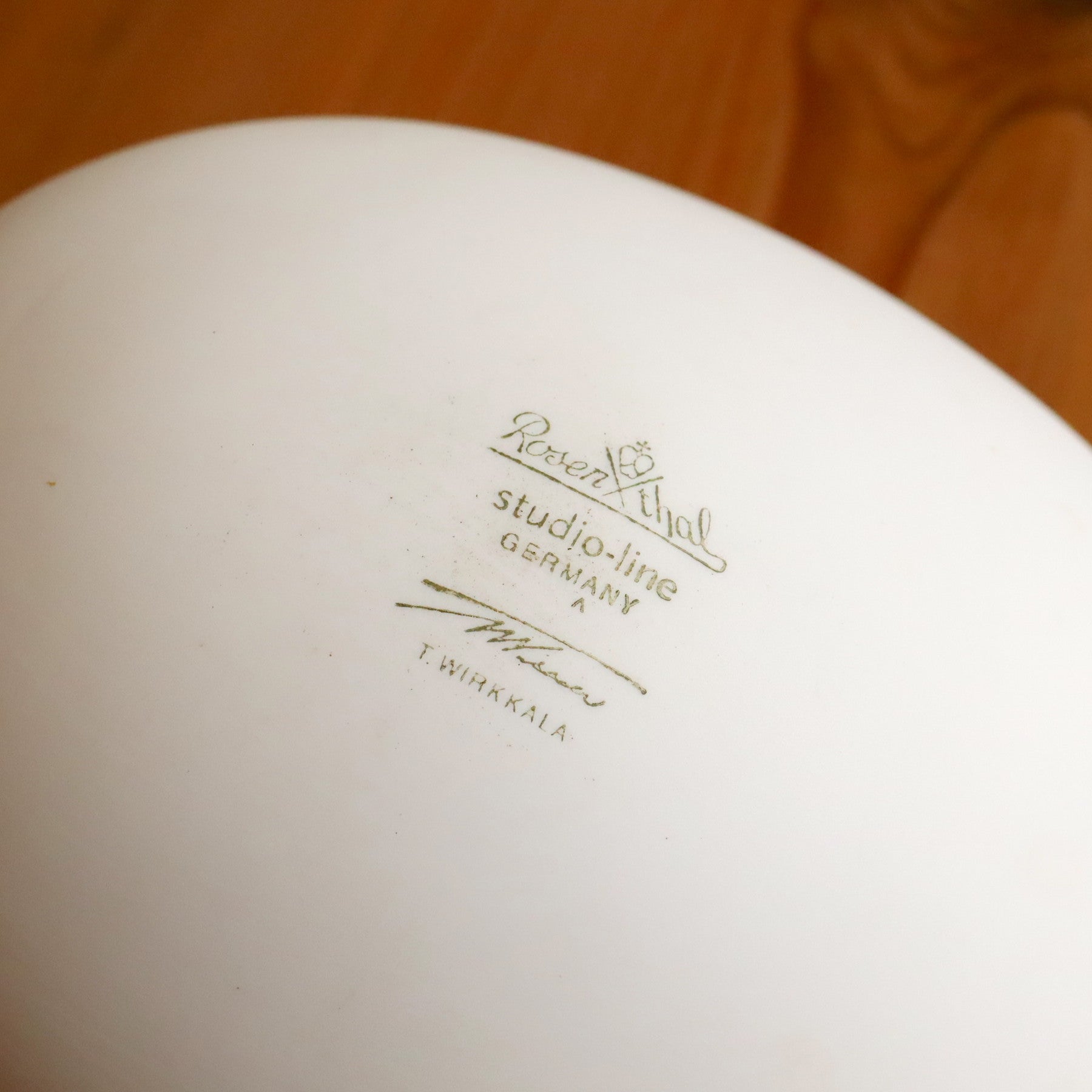 ローゼンタール/Rosenthal ポロ/POLLO white フラワーベース  一輪挿し 中古
