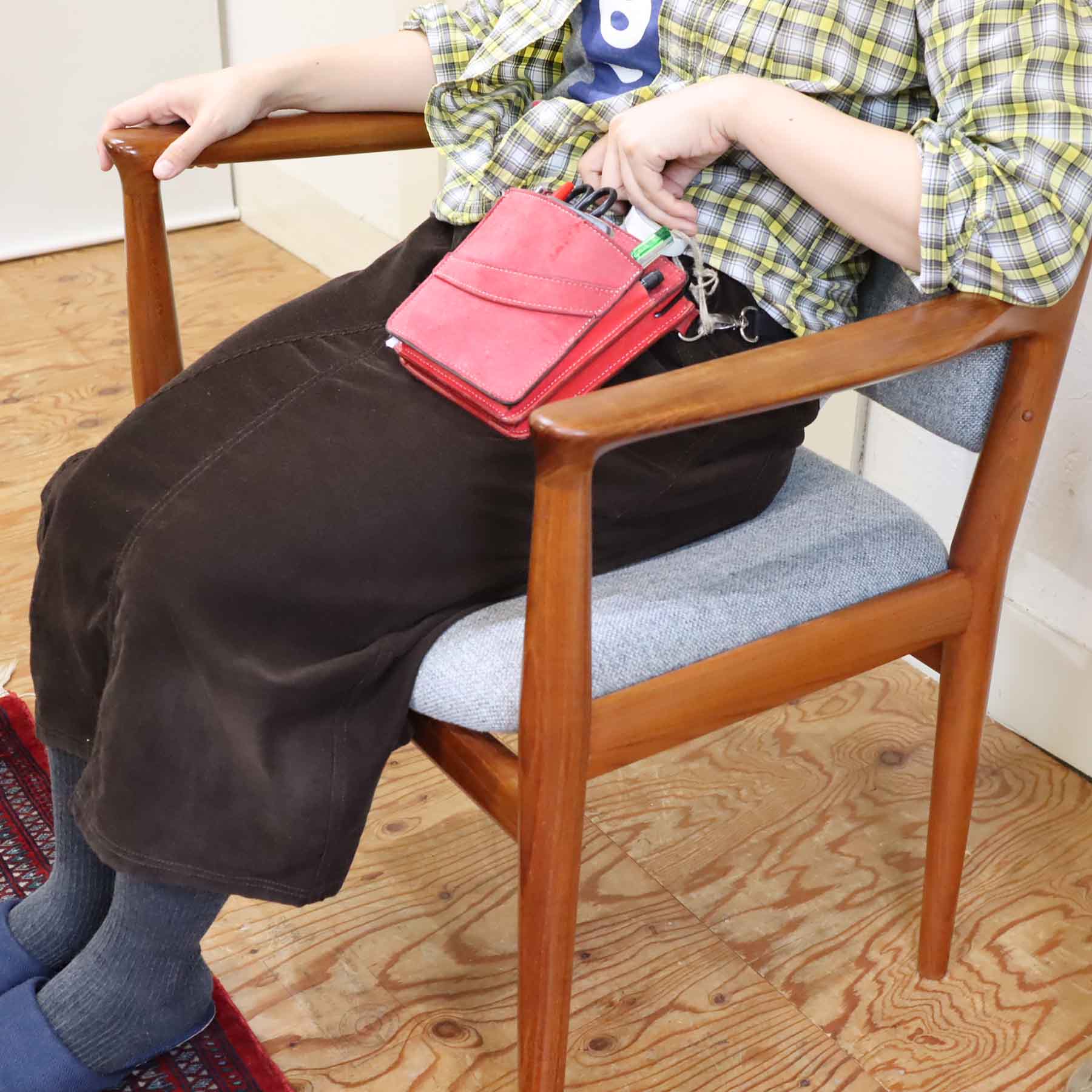 ヨハネスハンセン JH513チェア ハンスJウェグナー ヴィンテージ イージーチェア チーク材 北欧デンマーク 希少