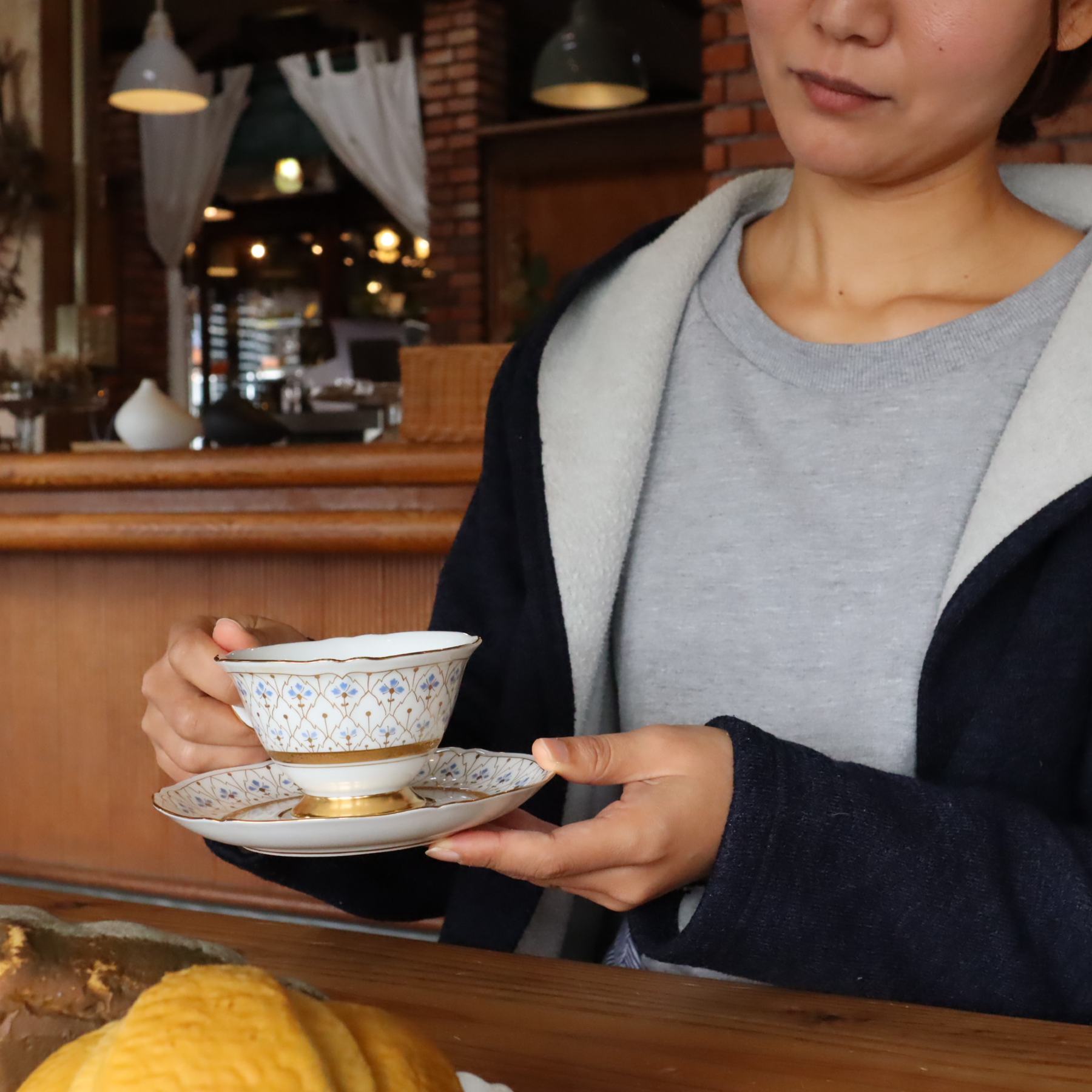 大倉陶園 / OKURA スイートメモリー カップ&ソーサ― コーヒーカップ 中古