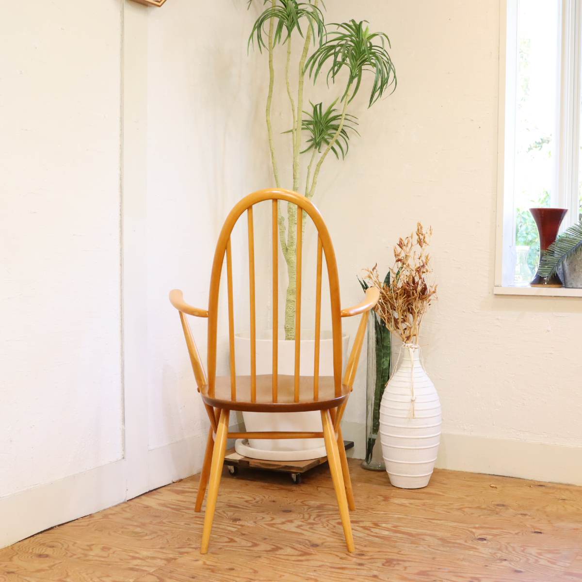 アーコール / ERCOL クエーカーアームチェア  イギリス ヴィンテージ