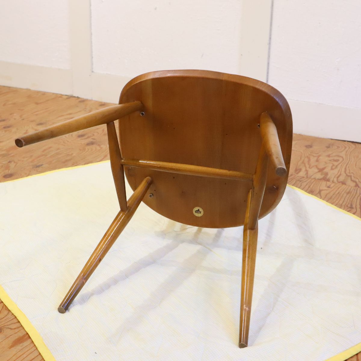 アーコール / ERCOL クエーカーチェア ヴィンテージ 1980年製 ダイニングチェア ハイバックチェア