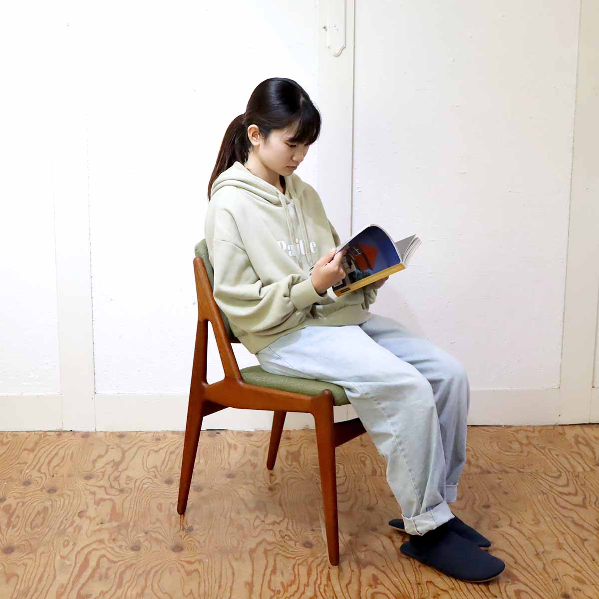 アルネ ヴォッダー Ellaチェア【1】北欧 デンマーク製 ダイニングチェア ヴィンテージ