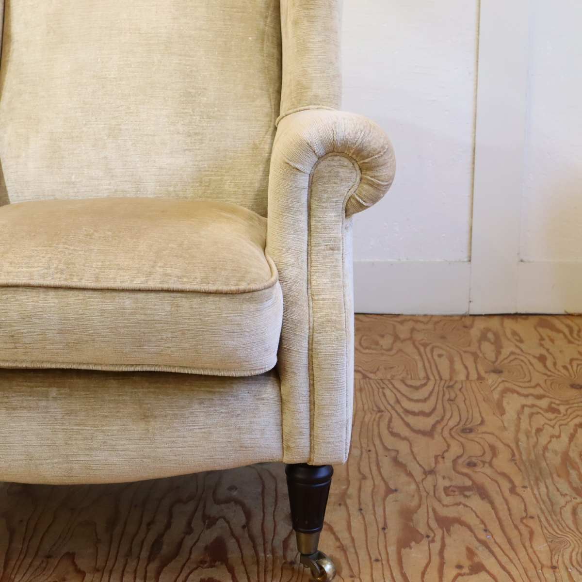 ローラアシュレイ / Laura Ashley ウィングバッグチェア サウスウッド アームソファ 中古