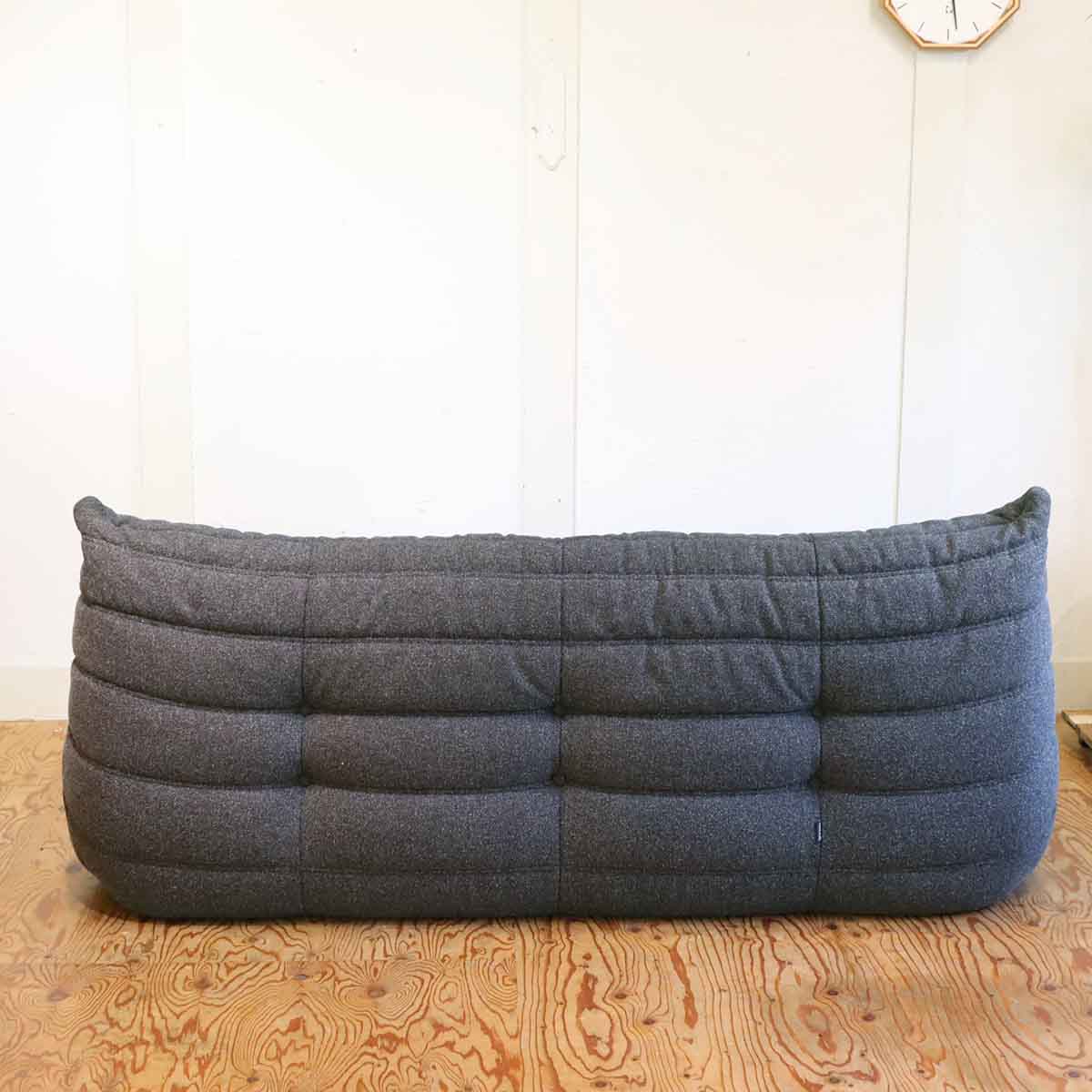 リーン・ロゼ / ligne roset  トーゴ  トリプルソファ ローソファ 3人掛けソファ 中古