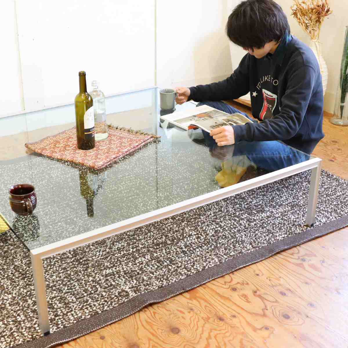 カッシーナイクスシー / Cassina ixc. ソサエティ / SOCIETY デイアロゴ ラグ 敷物 中古