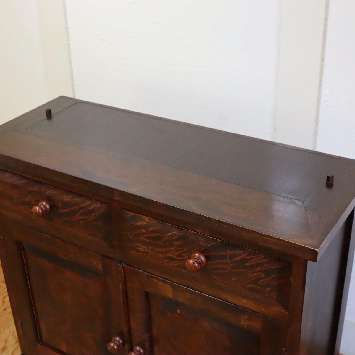 松本民芸家具 58型食器棚 カップボード リビングボード 本棚 中古