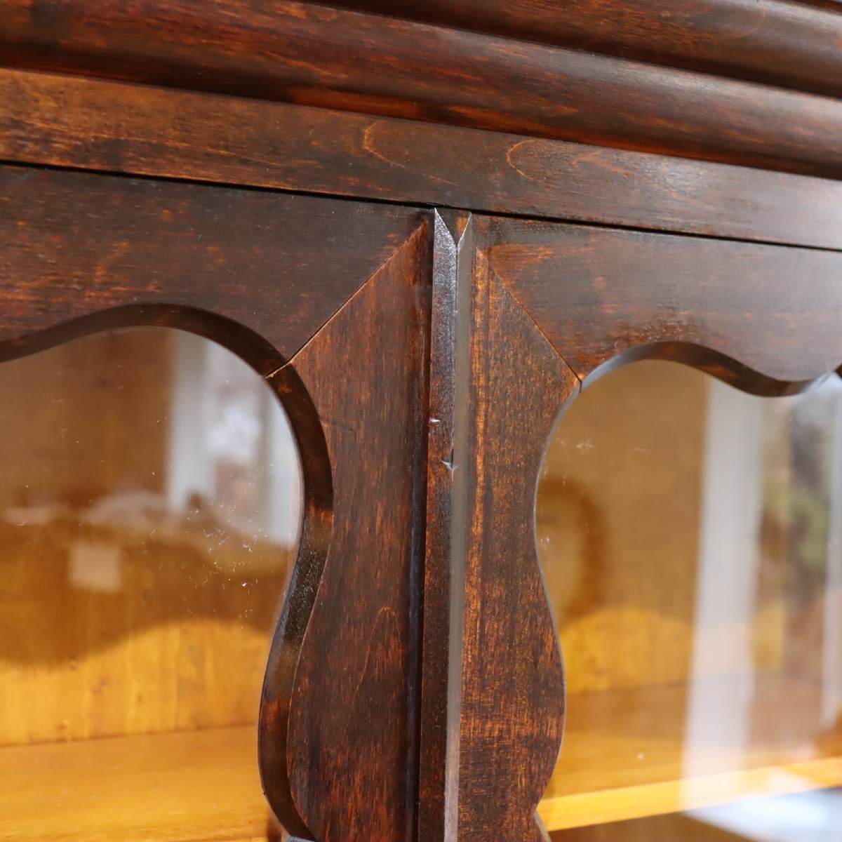 松本民芸家具 58型食器棚 カップボード リビングボード 本棚 中古