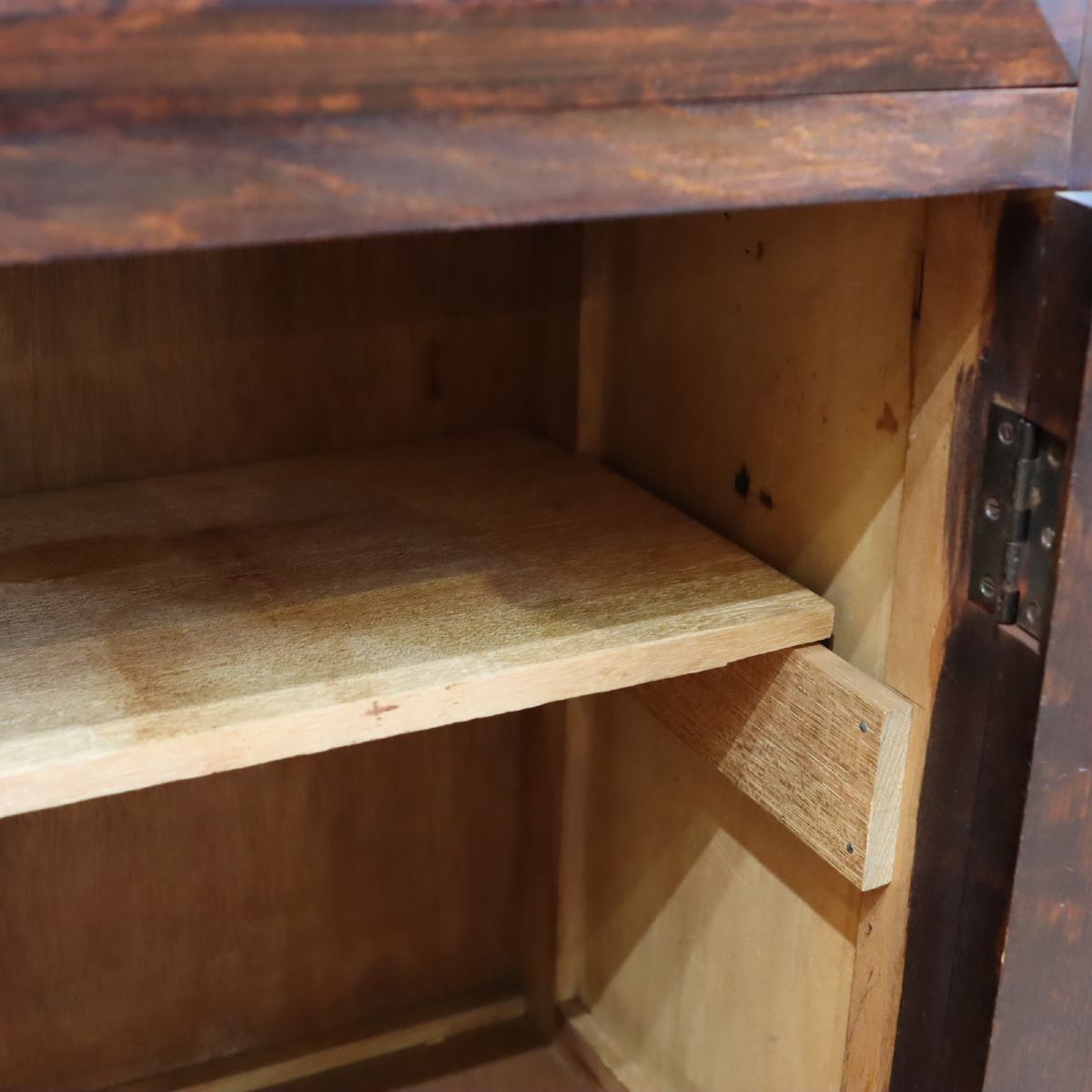 松本民芸家具 58型食器棚 カップボード リビングボード 本棚 中古