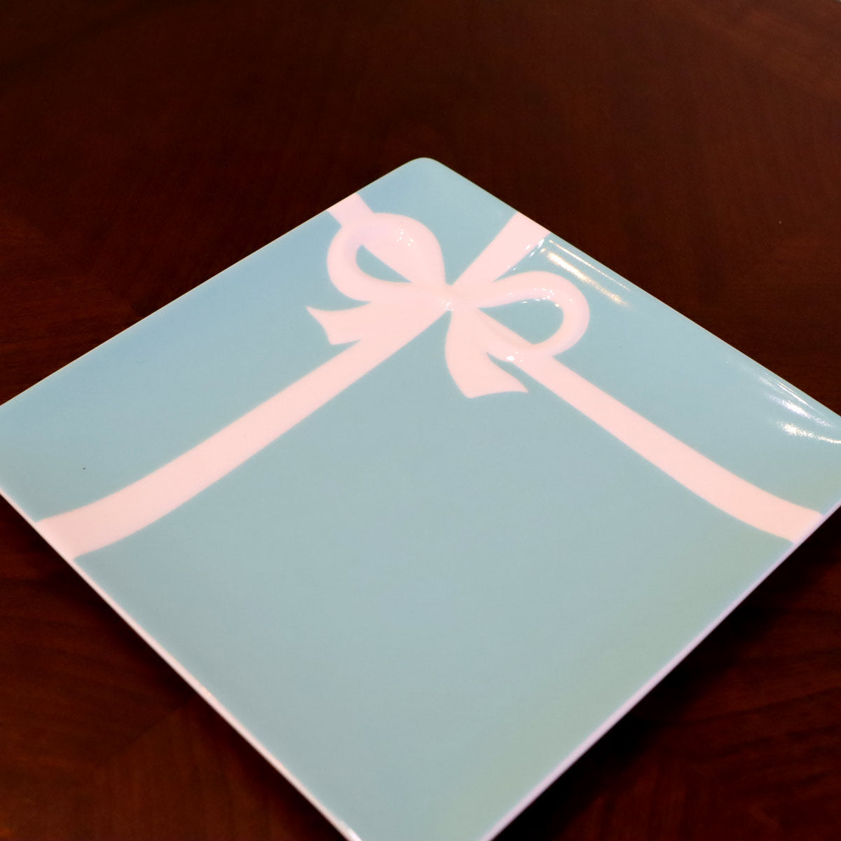 ティファニー / TIFFANY & Co ブルーボウ デザートプレート2枚Set 洋食器 未使用品