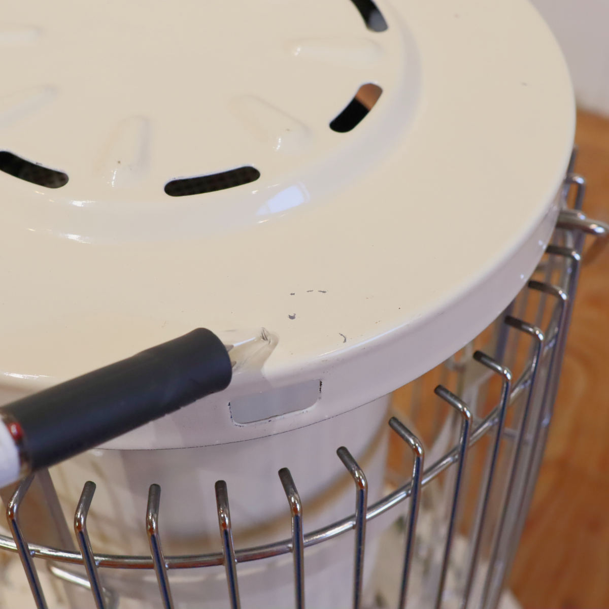 アラジン / Aladdin / ブルーフレームヒーター 【3】2016年製 ホワイト ガード付き 中古