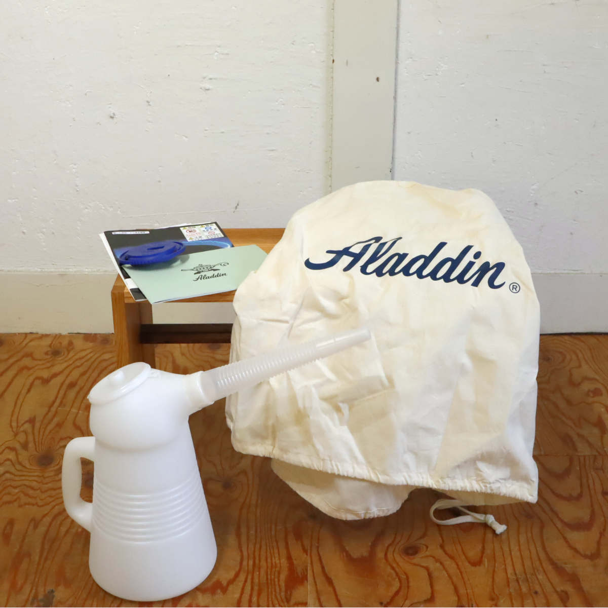 アラジン / Aladdin / ブルーフレームヒーター 【3】2016年製 ホワイト ガード付き 中古