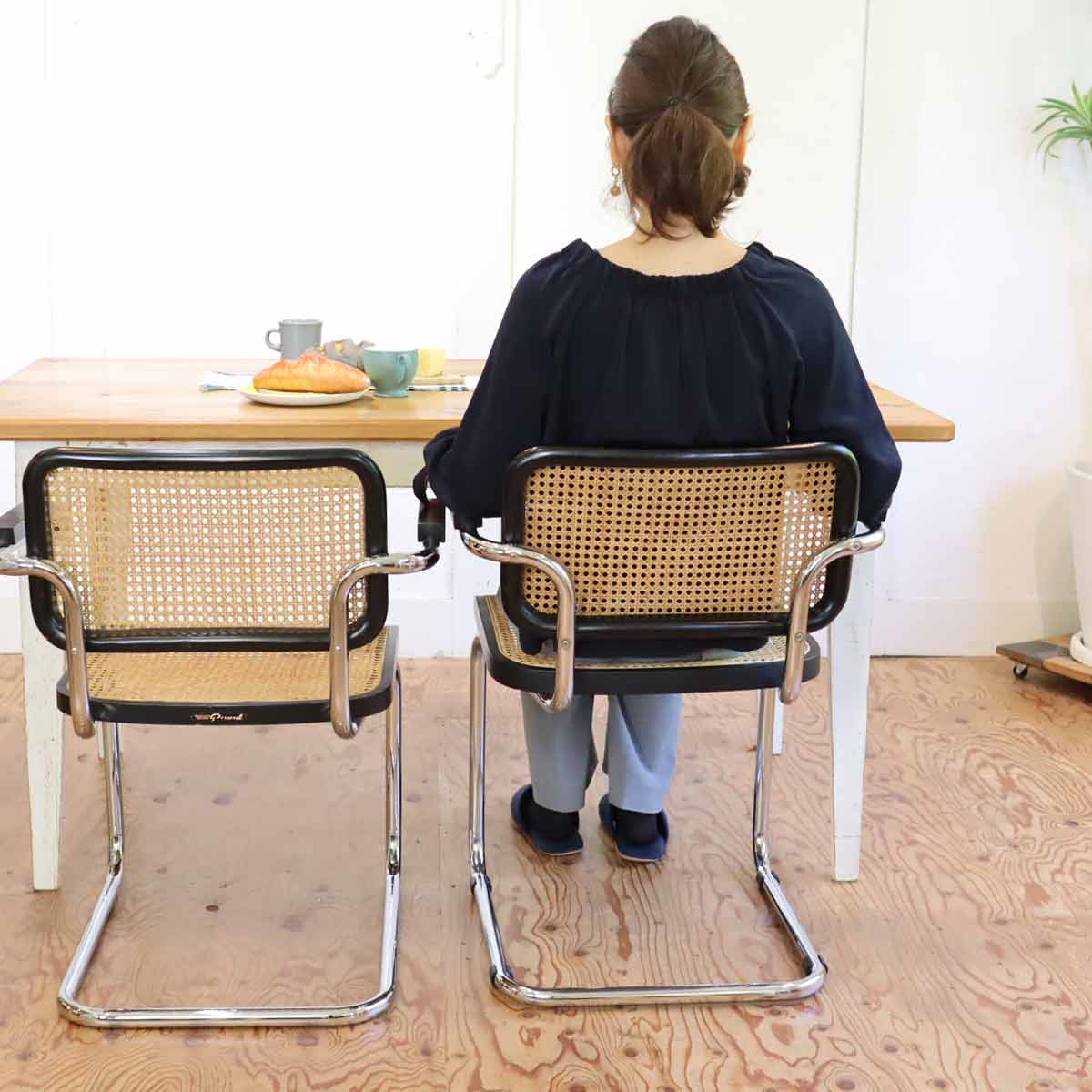 CESCA CHAIR チェスカチェア 【2】マルセル・ブロイヤー カンティレバー イタリア製 ヴィンテージ