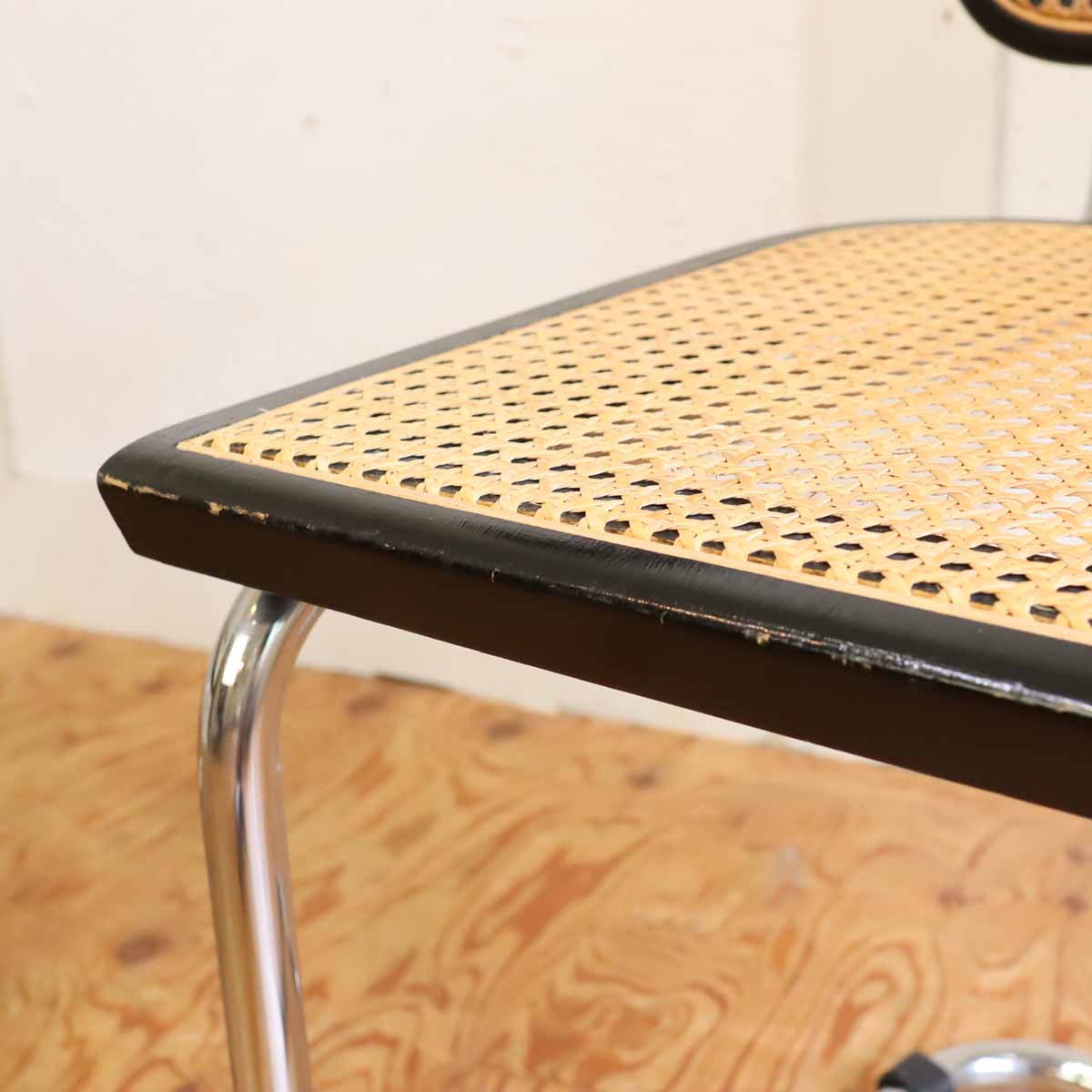チェスカチェア / CESCA CHAIR 2脚セット 【A】 アーム付き マルセル・ブロイヤー カンティレバー イタリア製 ヴィンテージ