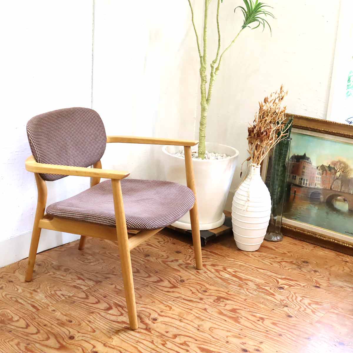 エルモ / ELMO カリッジ・マーケット / CORIGGE MARKET イース ダイニングアームチェア  アームソファ アジアン家具 中古