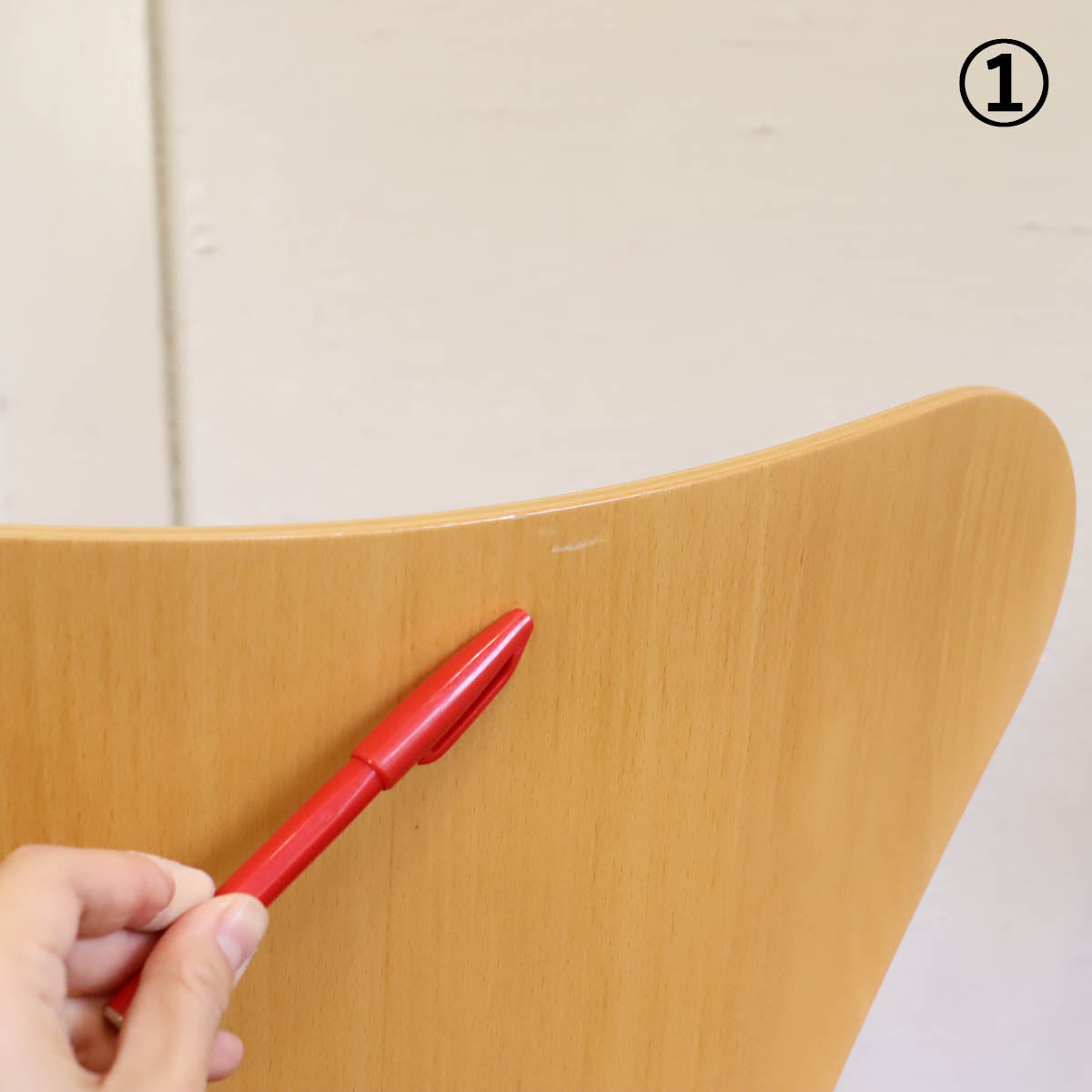 フリッツ・ハンセン / FRITZ HANSEN セブンチェア【板目】アルネ・ヤコブセン ビーチ 住宅展示場展示品