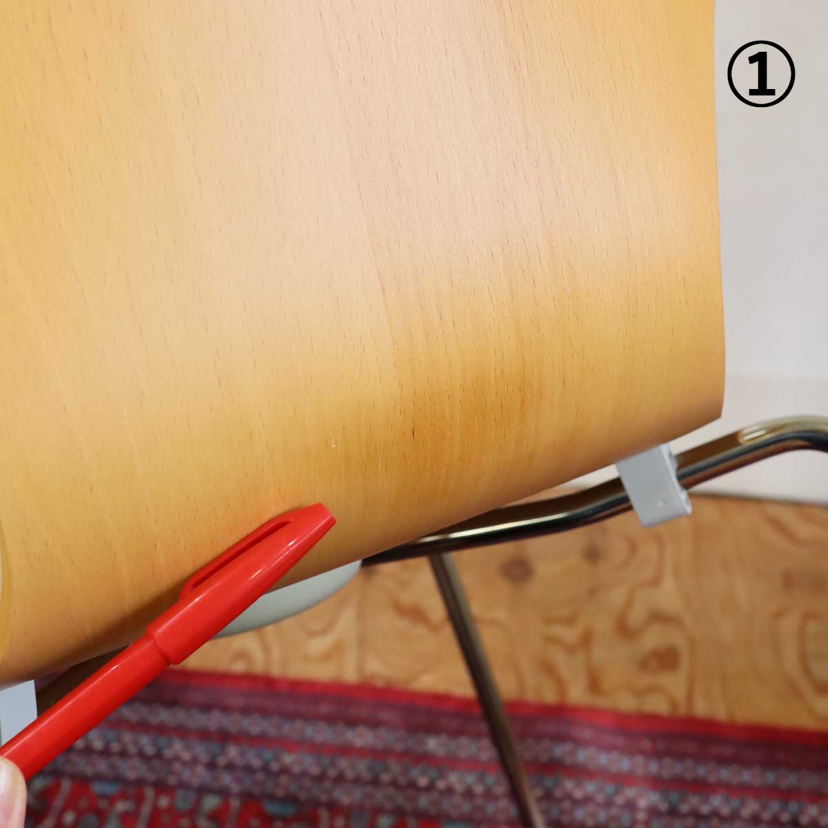 フリッツ・ハンセン / FRITZ HANSEN セブンチェア【板目】アルネ・ヤコブセン ビーチ 住宅展示場展示品