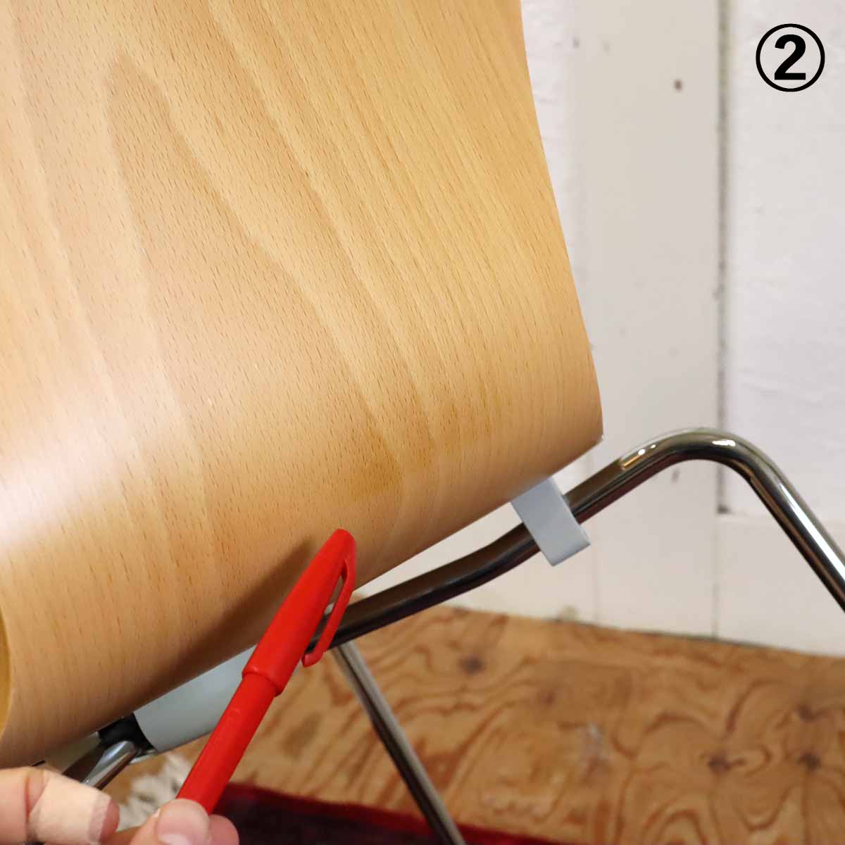 フリッツ・ハンセン / FRITZ HANSEN セブンチェア【板目】アルネ・ヤコブセン ビーチ 住宅展示場展示品